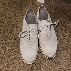Grey suede cole haan shoes